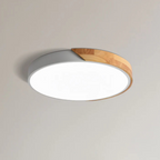 Warm ceiling lighting for living room and hallway – Ceiling lamp in wood with LED