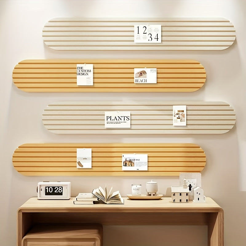 Selvklæbende opslagstavlepaneler i stof med korklook