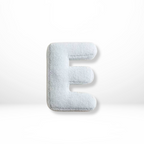 Velvet decorative pillow shaped like letter A–Z