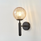 Round wall lighting for living room and hallway – Wall lamp with ball shape in Nordic style