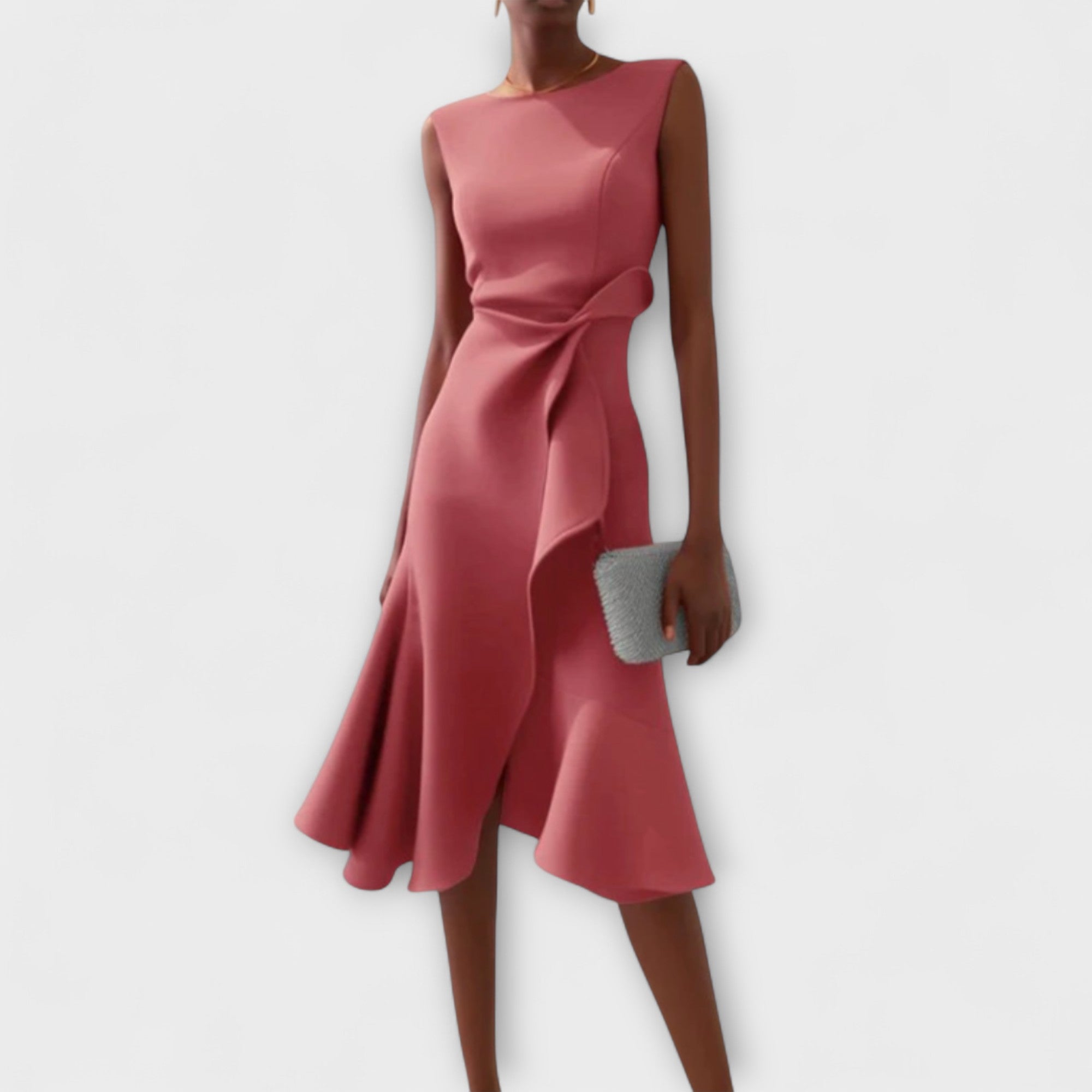 Stylish midi dress for work and parties – Dress for women