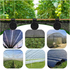 Secure Plant Support for Garden Netting – Weatherproof Garden Net Clips (50 Pack)