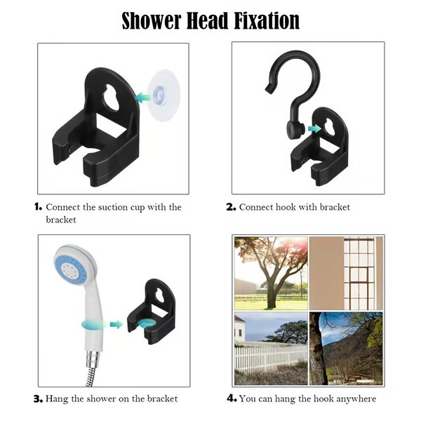 Portable Outdoor Shower for Camping and Travel – USB Camping Shower with Rechargeable Battery