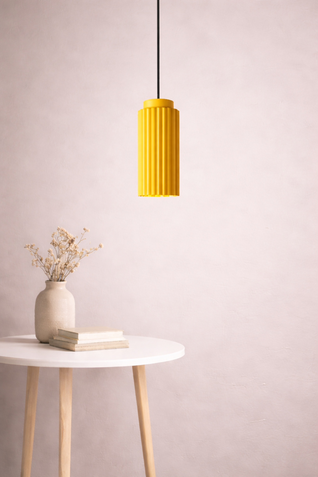 Simple ceiling lighting for living room and dining area – LED pendant lamp in Scandinavian style