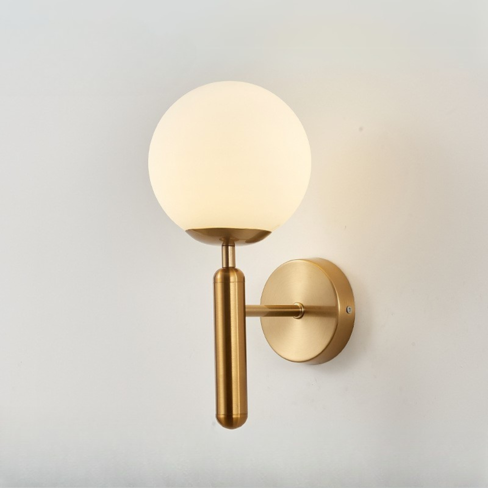 Round wall lighting for living room and hallway – Wall lamp with ball shape in Nordic style