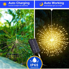 Decorative Outdoor Lighting for Garden and Pathways – Solar Fireworks LED Lights