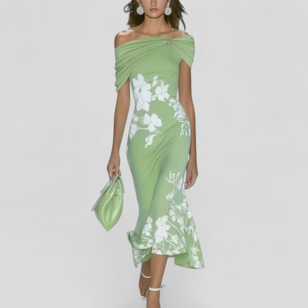 Elegant midi dress for parties and everyday use – Dress for women