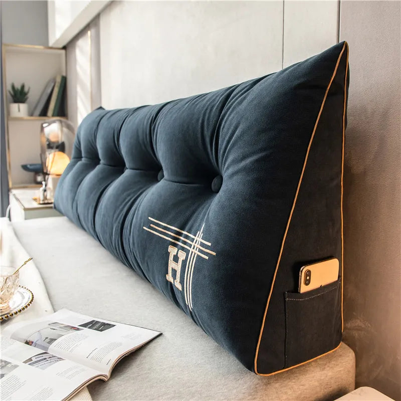 Large decorative cushion for indoor use
