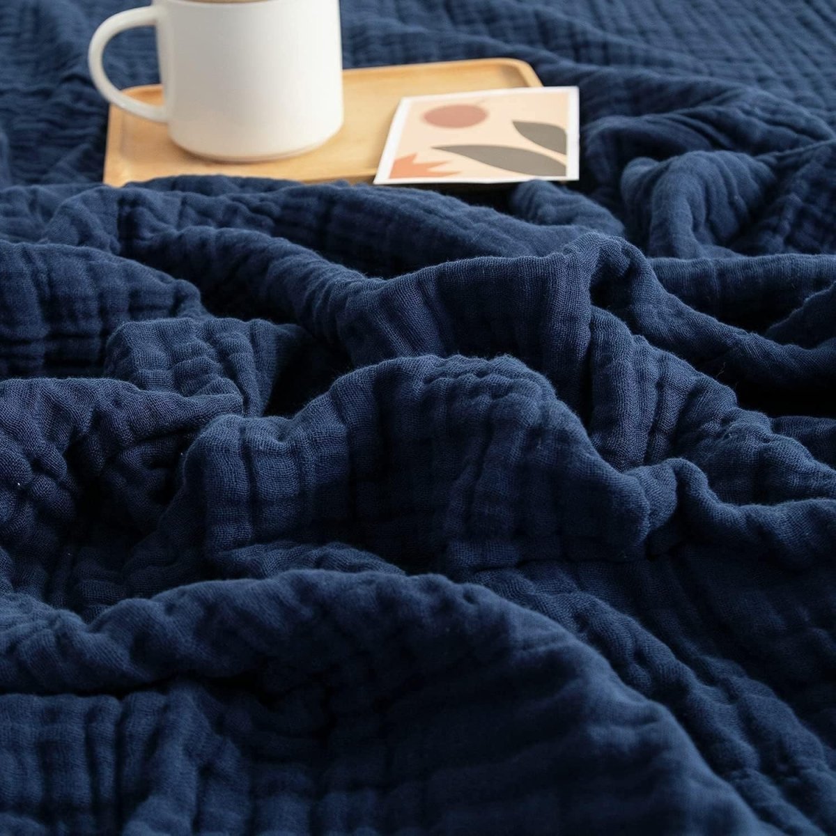 Soft bedspread for comfortable sleep – Cotton blanket for bed