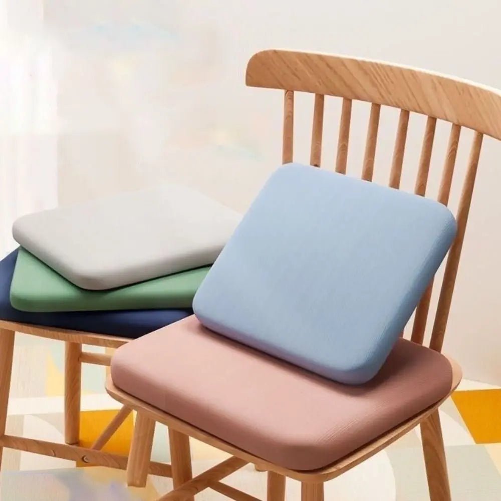 Seat cushion with non-slip bottom – comfortable cushion for chair and bench for indoor use