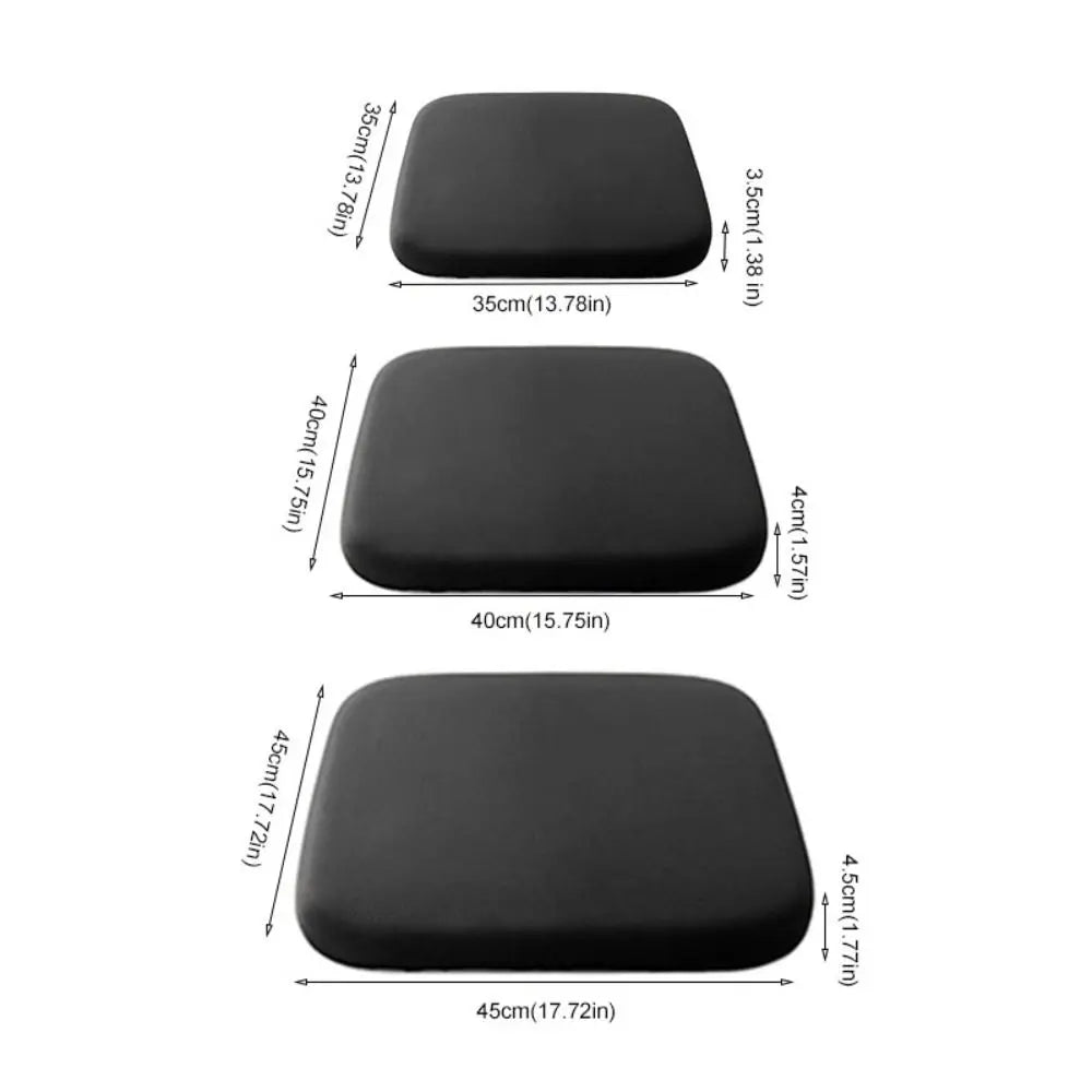 Seat cushion with non-slip bottom – comfortable cushion for chair and bench for indoor use