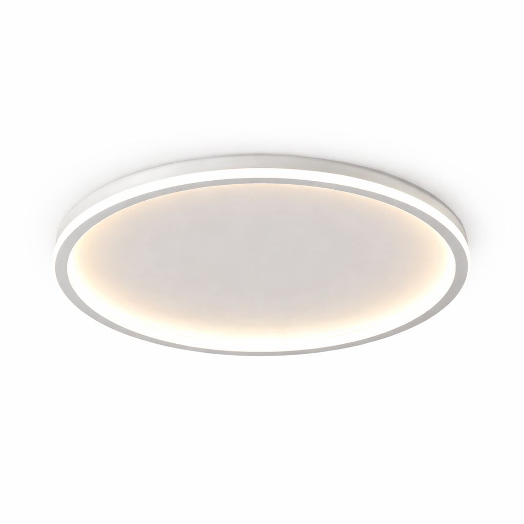 Round ceiling lamp in Scandinavian style for indoor use