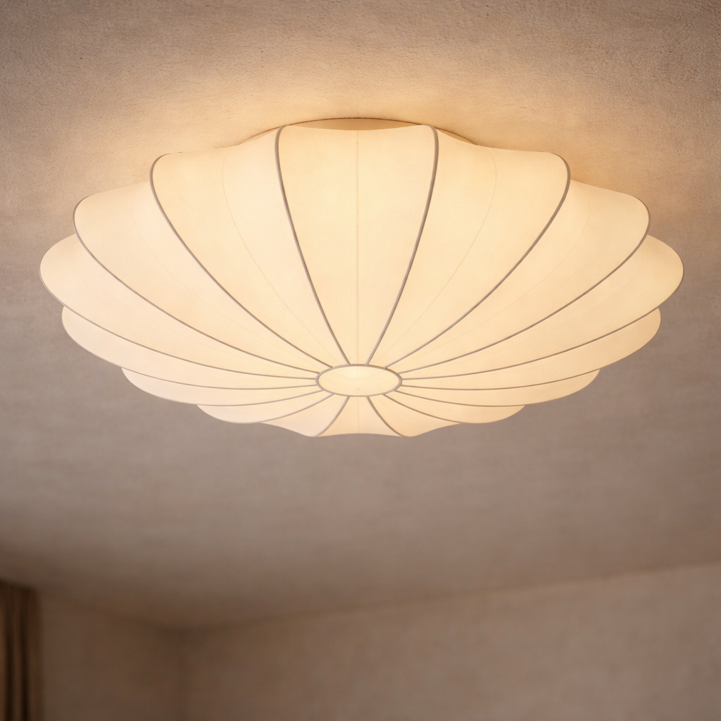 Rund Plafondlampe med Lagdelt Form til Indendørs Brug