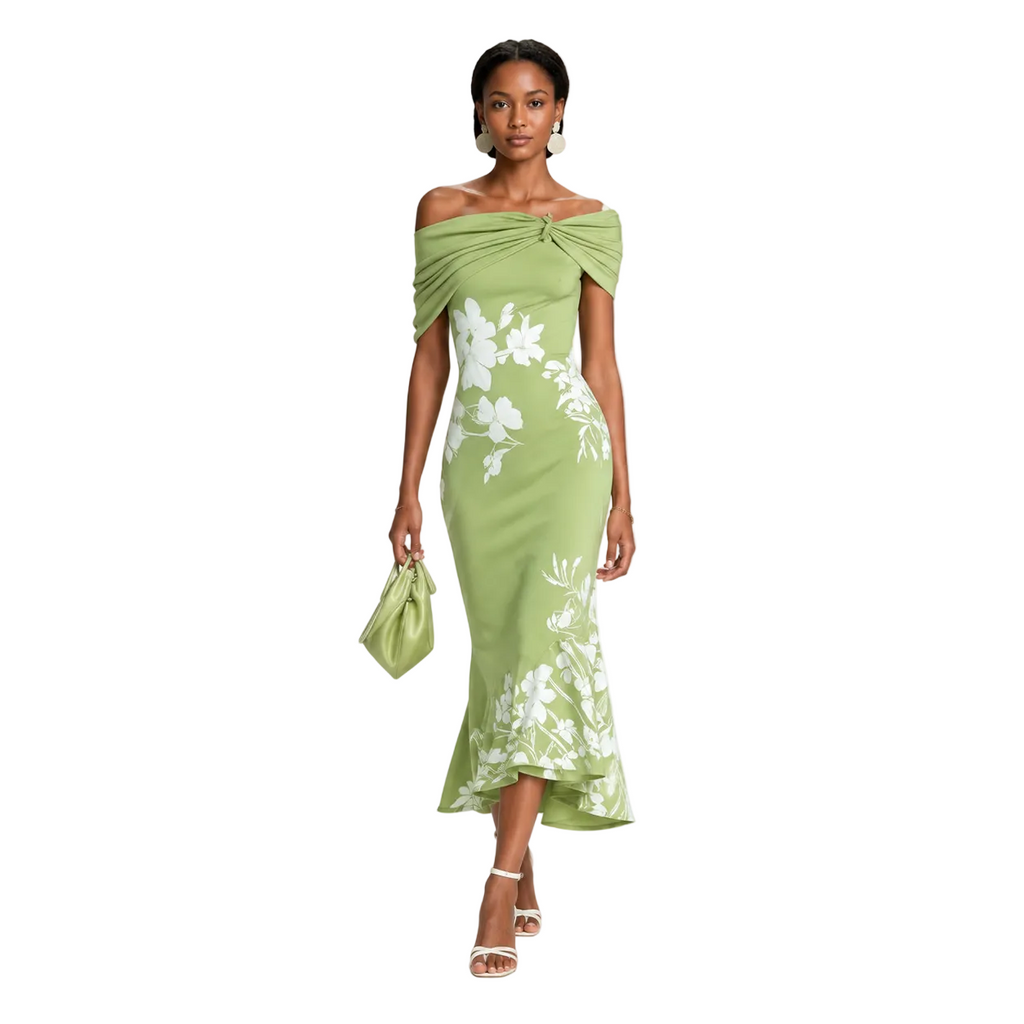 Elegant midi dress for parties and everyday use – Dress for women