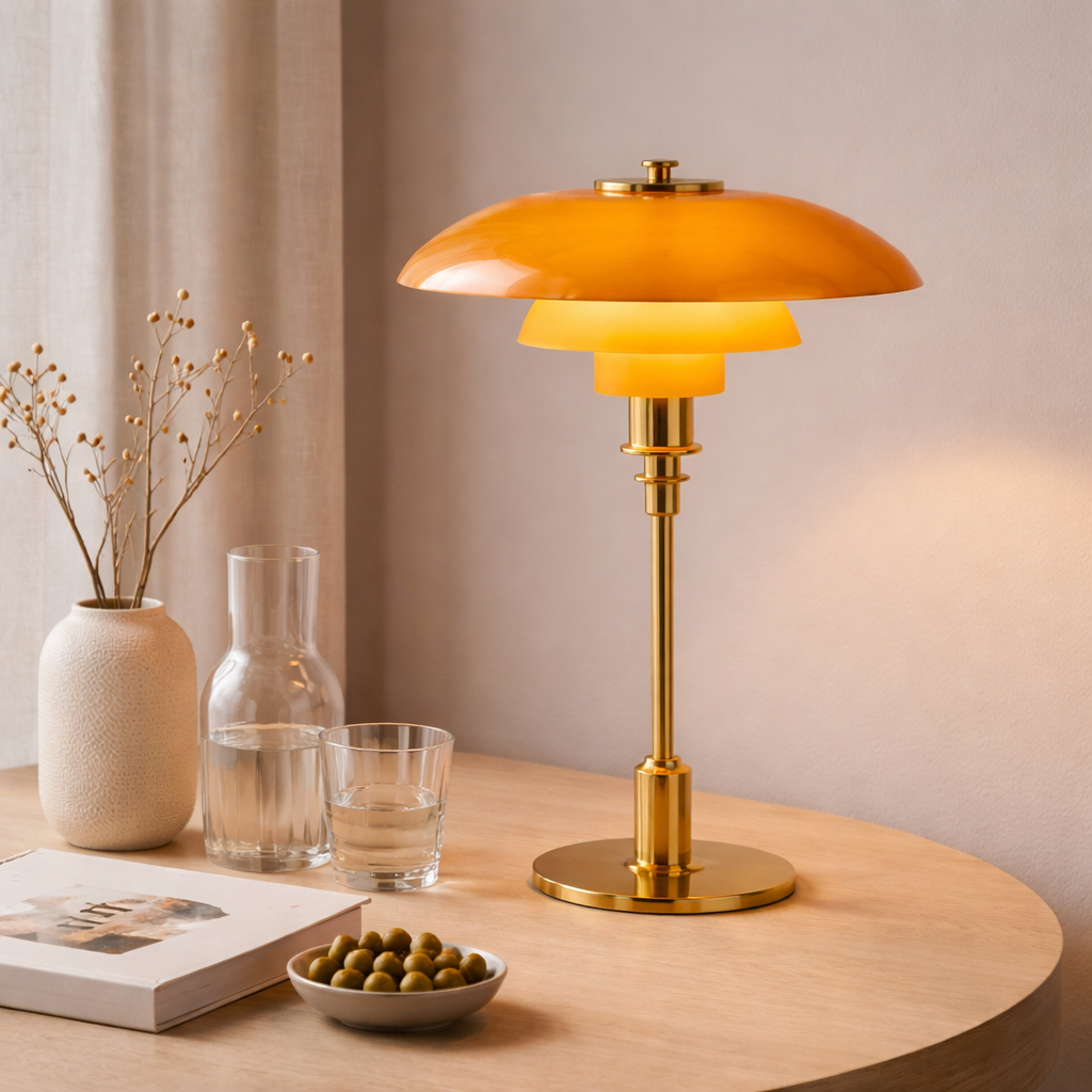 Bordlampe i Dansk Designstil