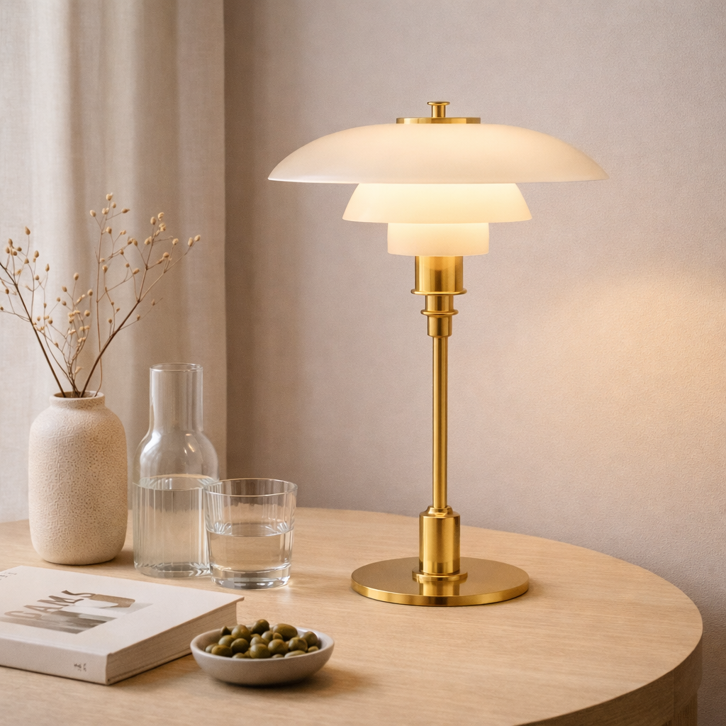 Bordlampe i Dansk Designstil