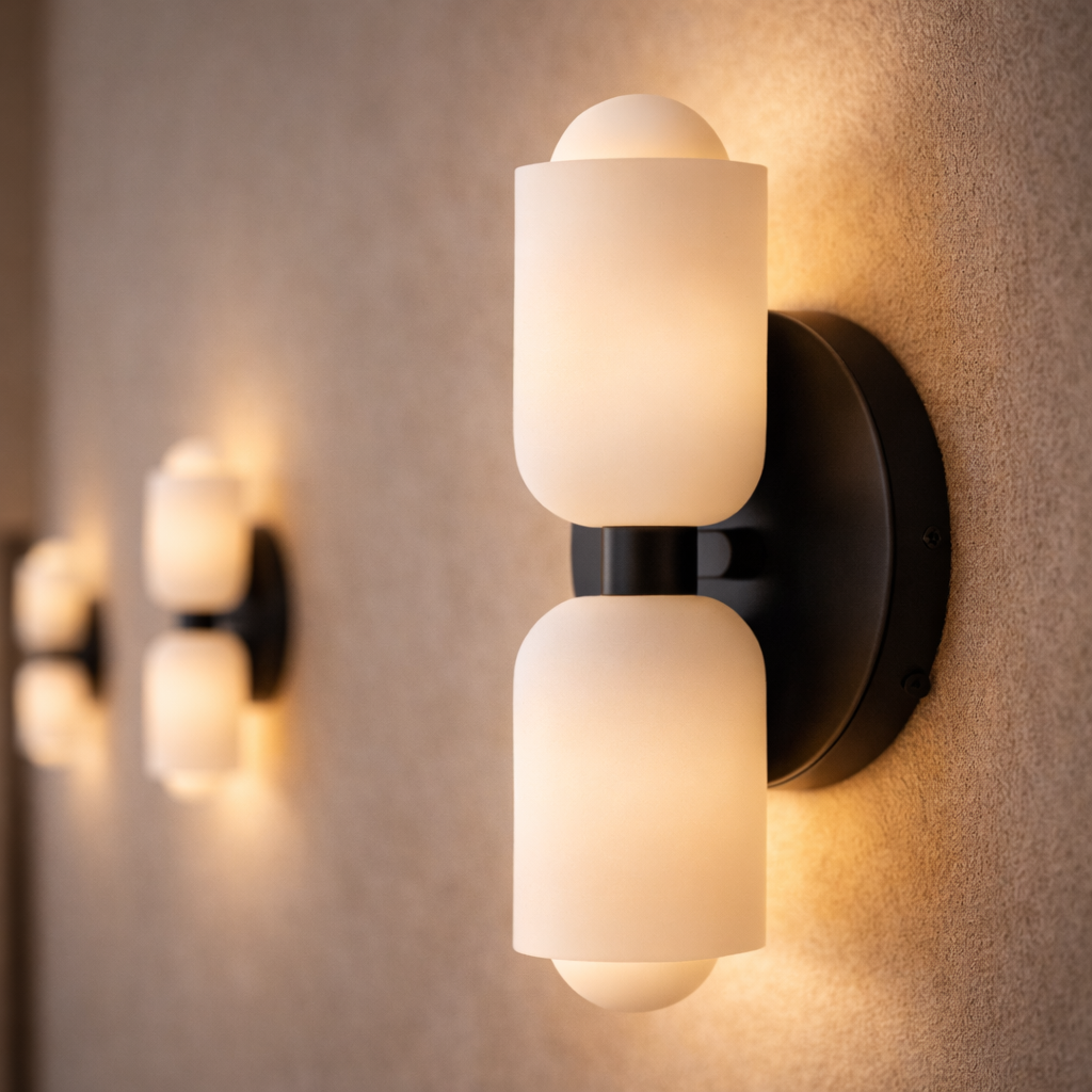 Væglampe i Nordisk Stil med Op- og Nedlys