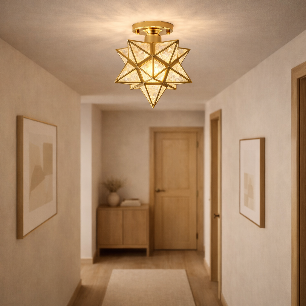 Plafondlampe med Stjerneform til Indendørs Brug