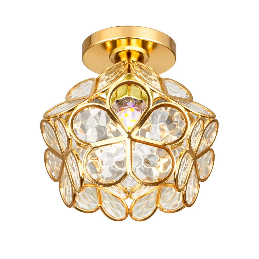 Plafondlampe med Kronbladform til Indendørs Brug