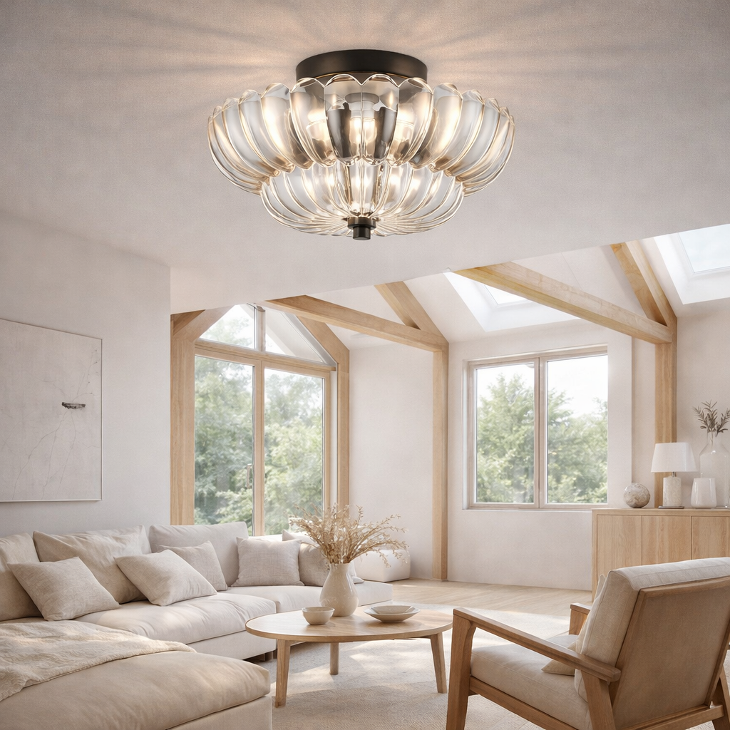 Plafondlampe med Kompakt Form til Indendørs Brug