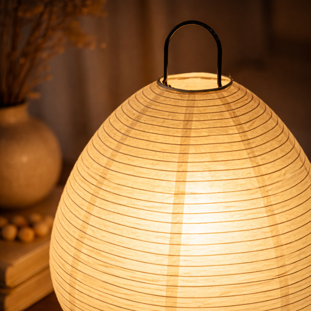 Indendørs Bordlampe med Japansk Formsprog