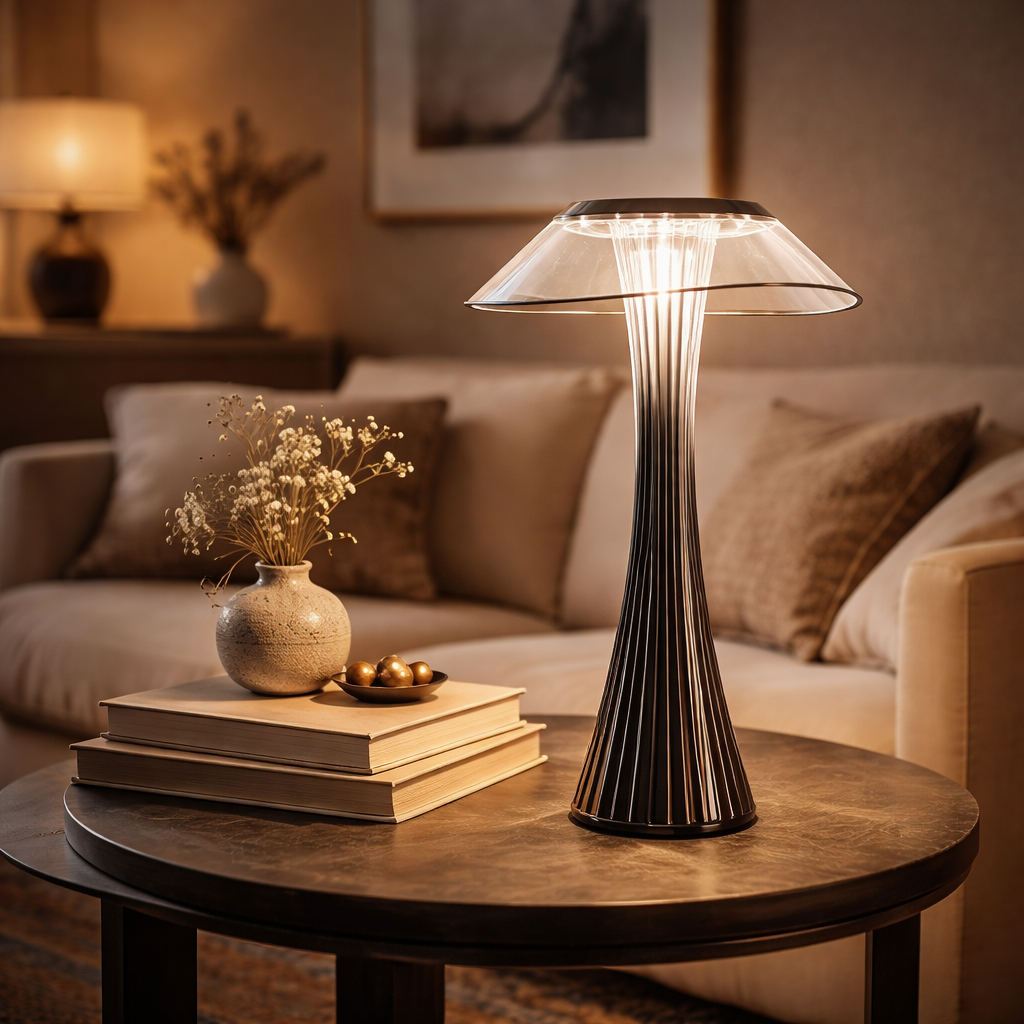 Bordlampe med Aflang Form til Indendørs Brug