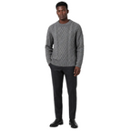 Classic sweater for cold days – Long-sleeve cable knit for men