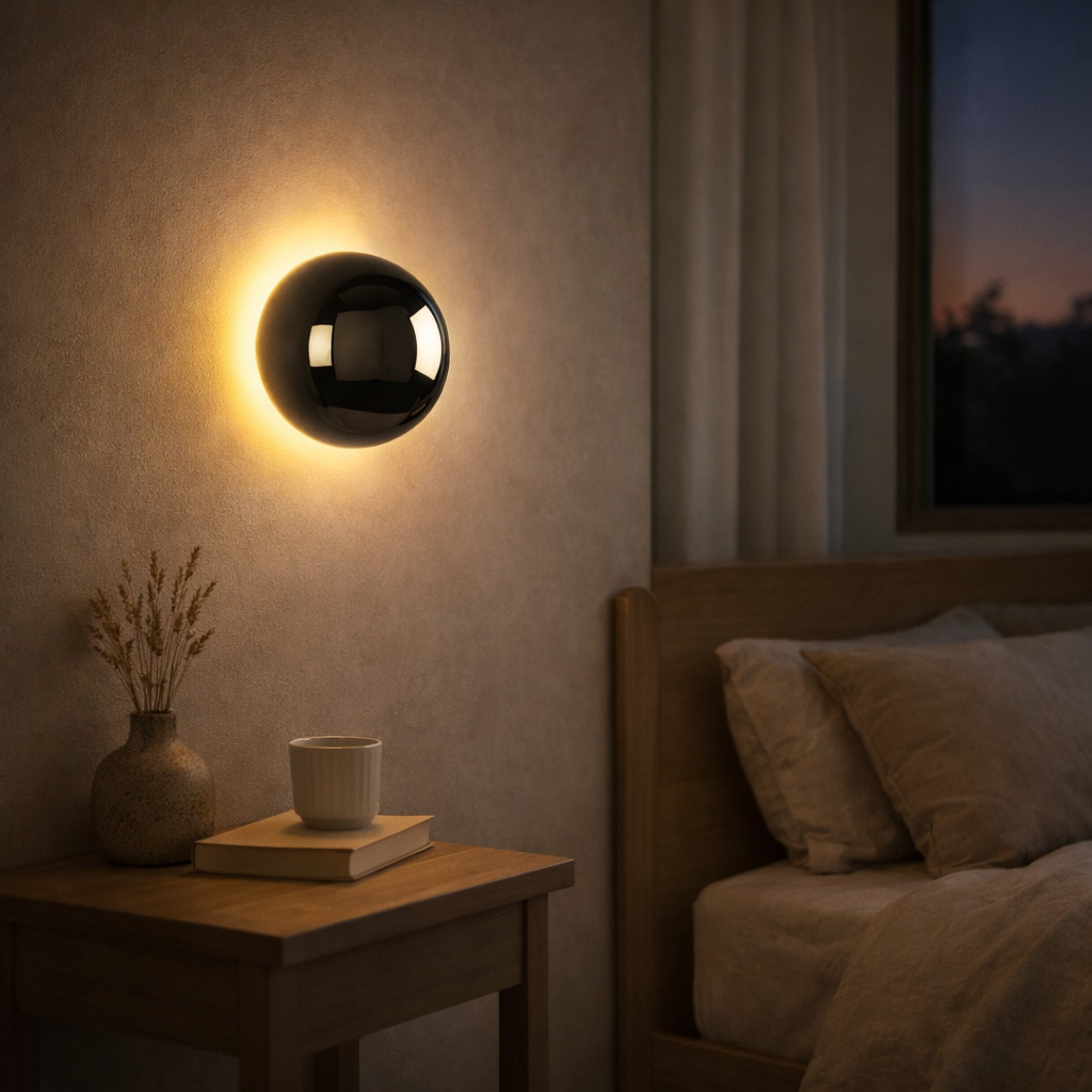 Væglampe med Markeret Silhuet til Indendørs Brug