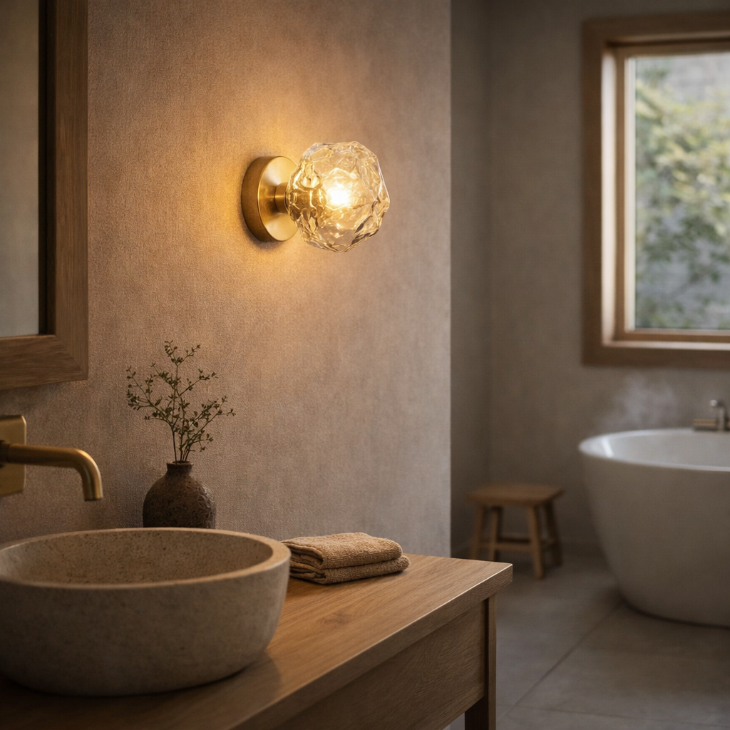 Væglampe med Kompakt Opbygning til Indendørs Brug