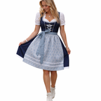 Traditional festive outfit for Oktoberfest and events – Tracht set with apron and blouse for women