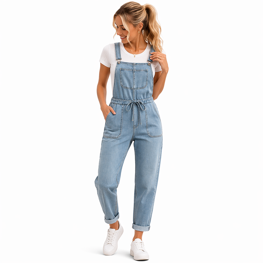 Relaxed outfit for everyday use – Denim overalls for women