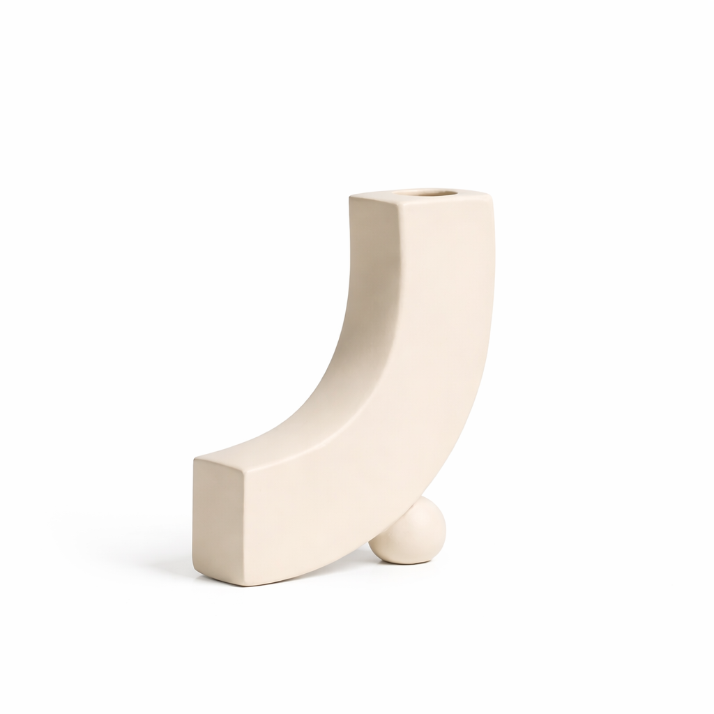 Ceramic vase for indoor use