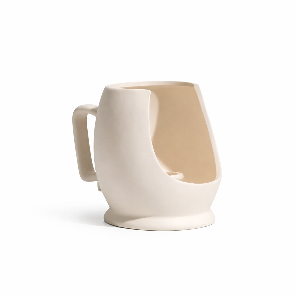 Ceramic vase for indoor use