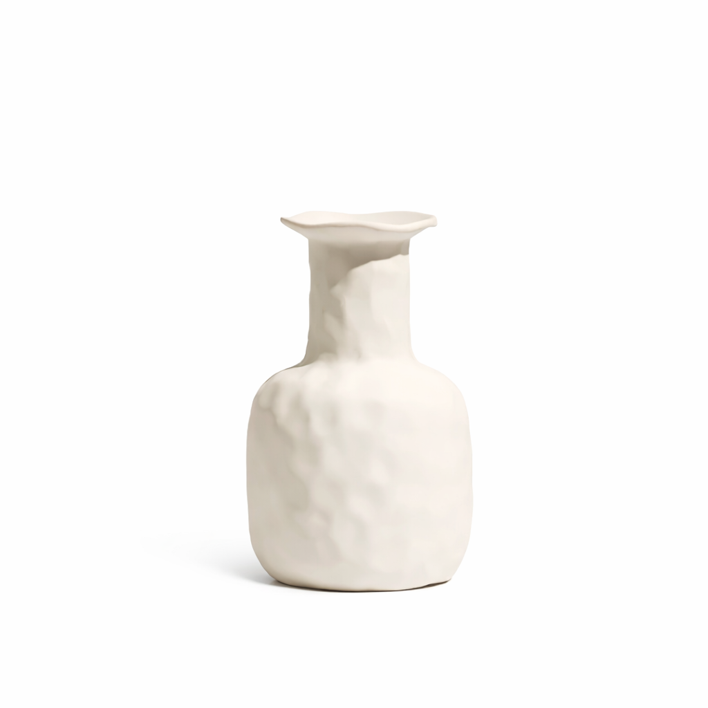 Ceramic vase for indoor use