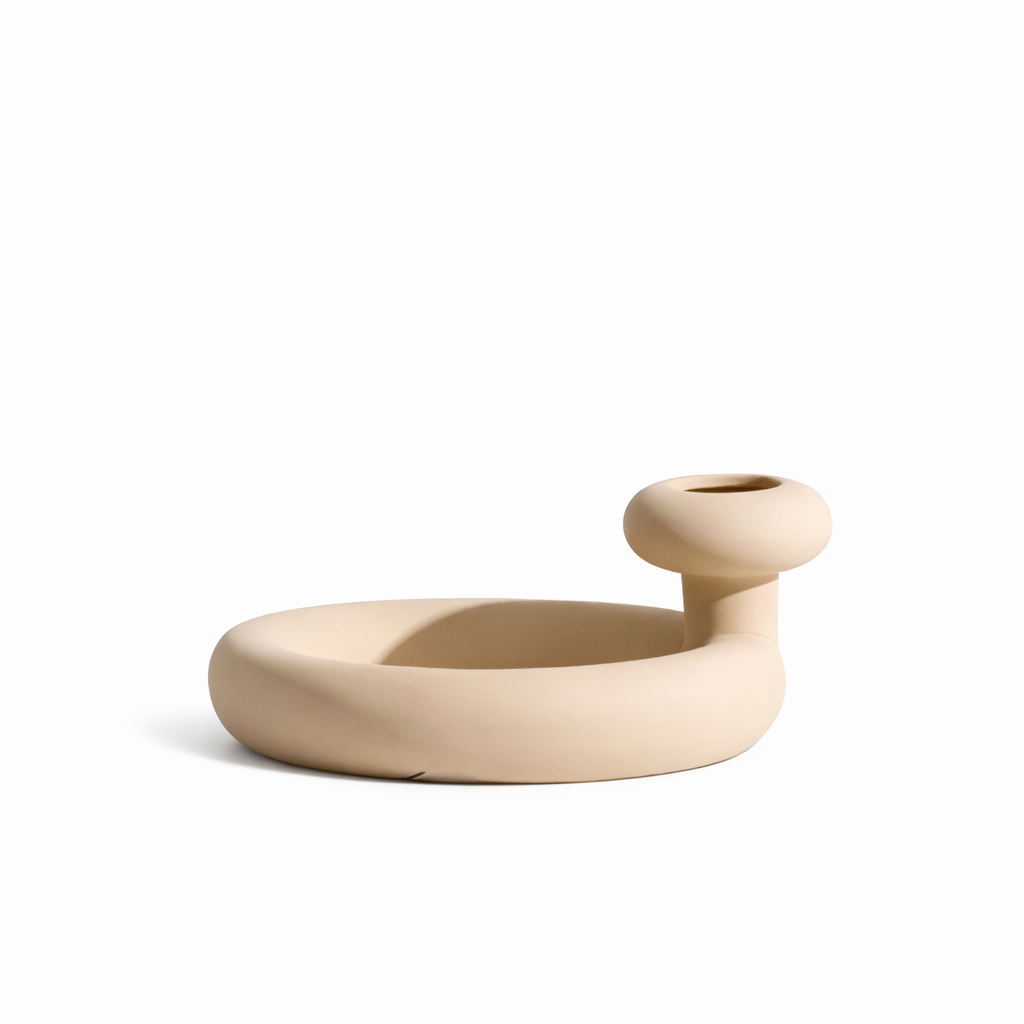 Ceramic vase for indoor use