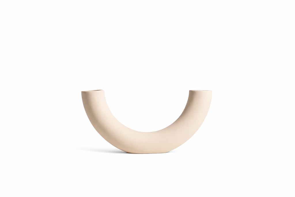 Ceramic vase for indoor use