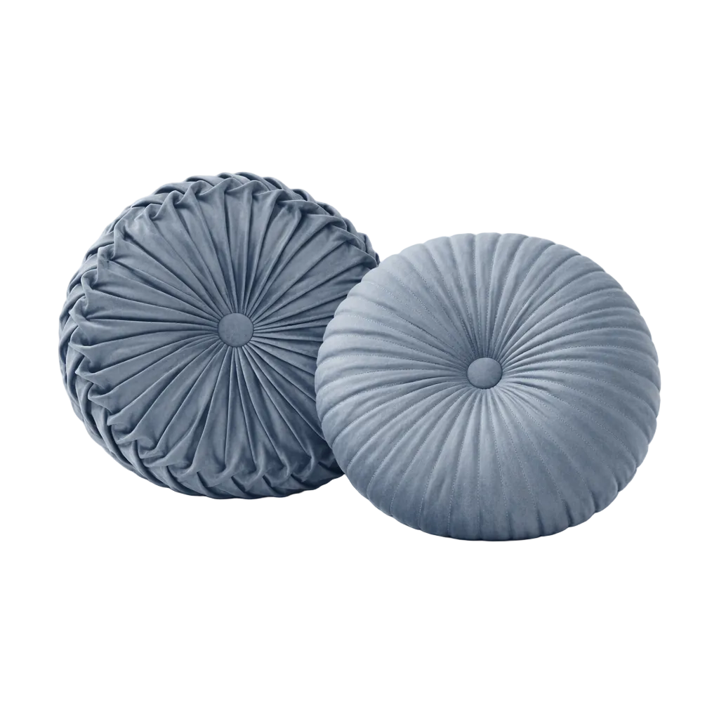 Rund pyntepude til indendørs brug