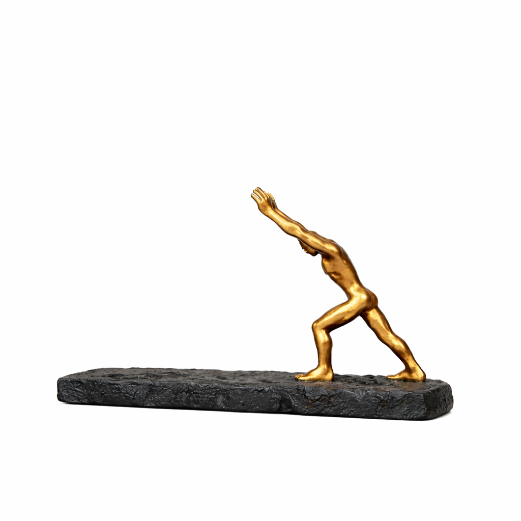 Vinflaskeholder i metal til indendørs brug