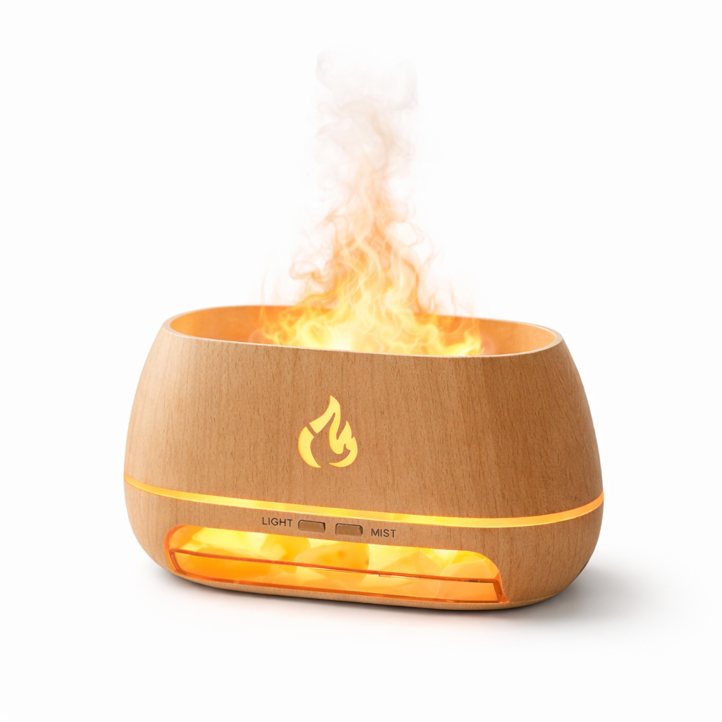 Aroma diffuser in Himalayan salt with light for indoor use