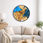 Transparent vægur til indendørs brug