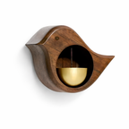 Dørklokke i træ med gong til indendørs brug