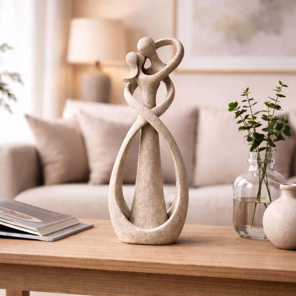 Skulptur i resin til indendørs brug