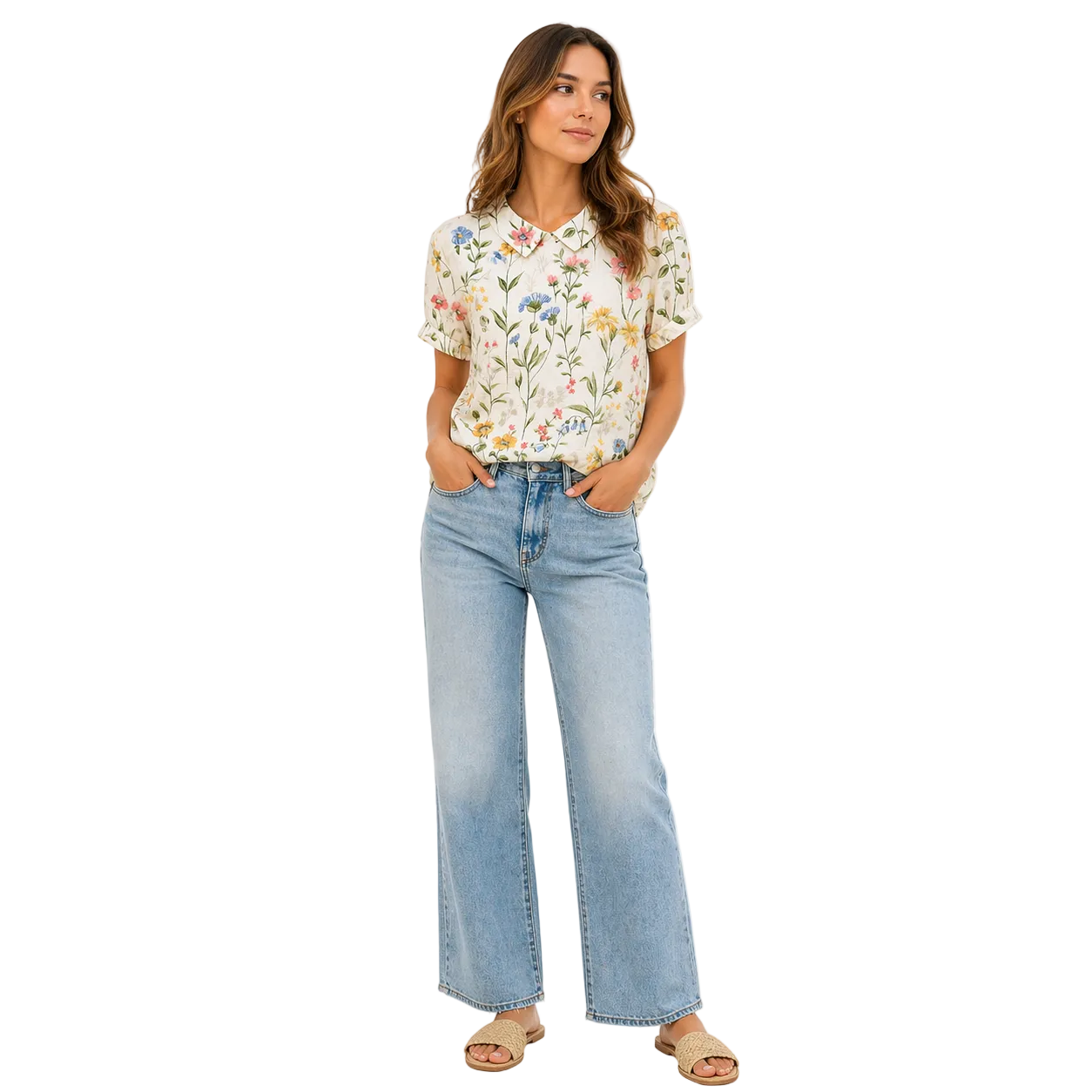 Floral blouse for everyday and parties – Printed blouse for women