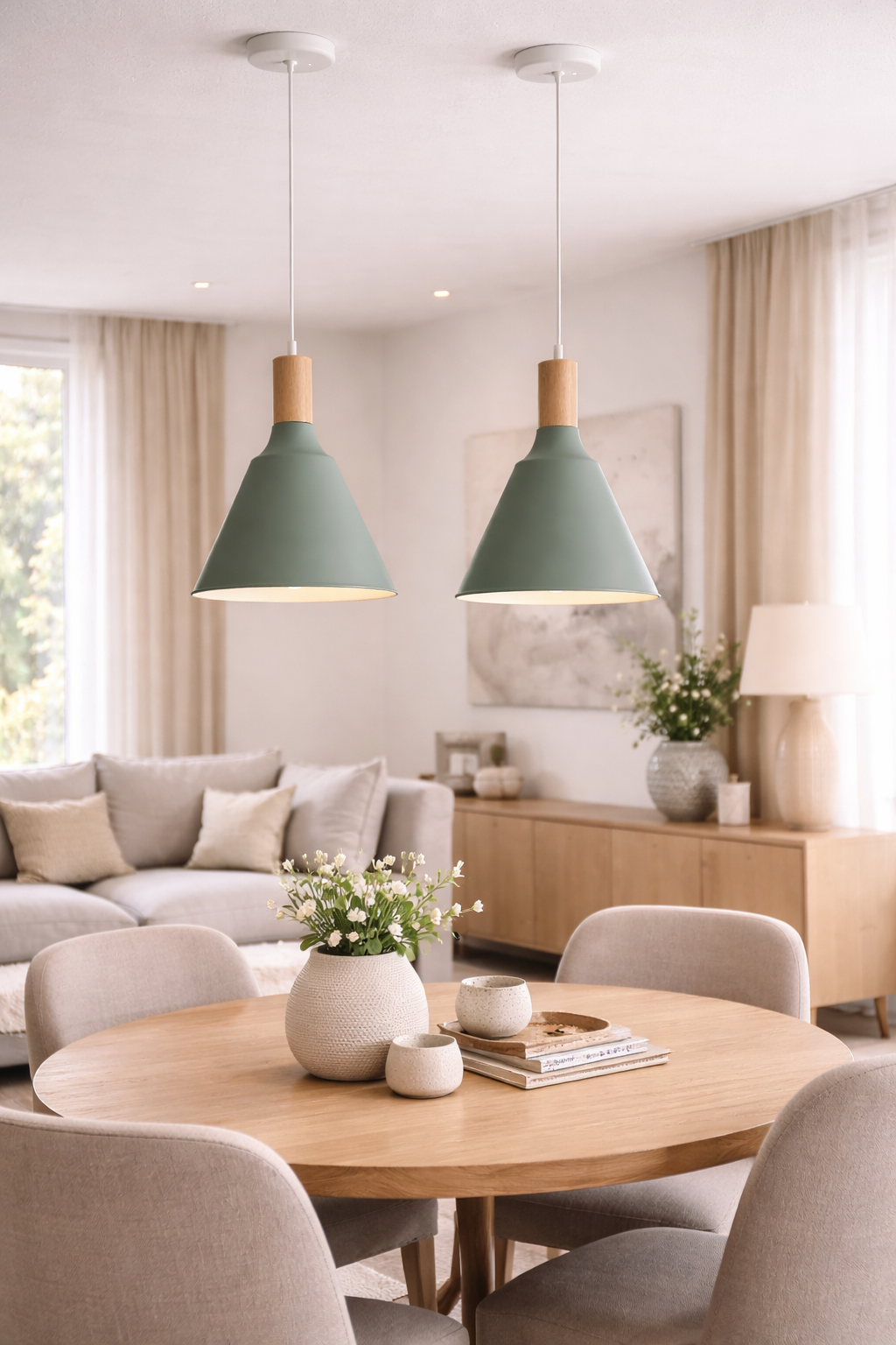 Skandinavisk Pendellampe med E27 Fatning