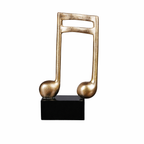 Dekorationsfigur formet som node i guldfinish