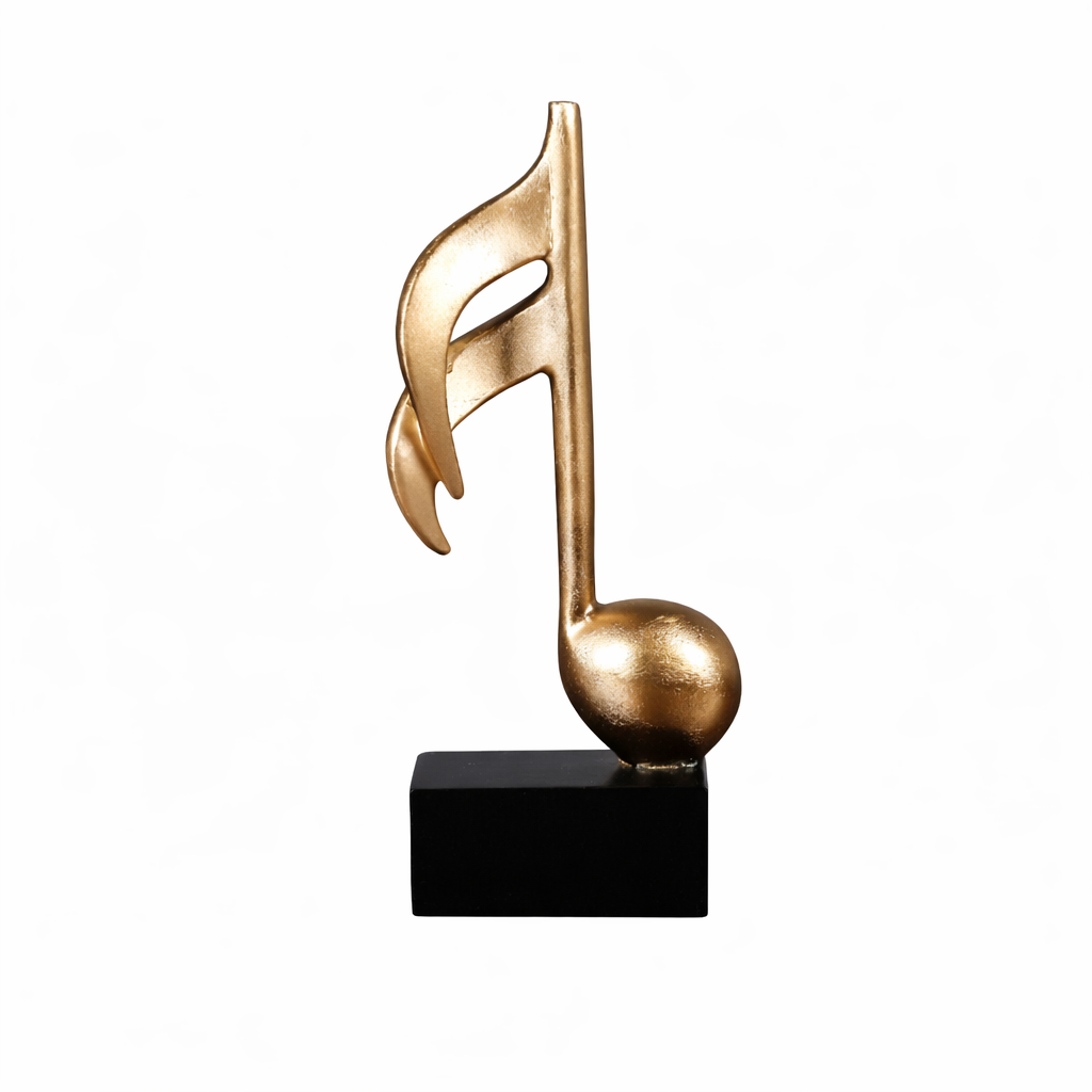Decorative figure shaped like a knot – figure in gold finish in 3 variants for table and decor
