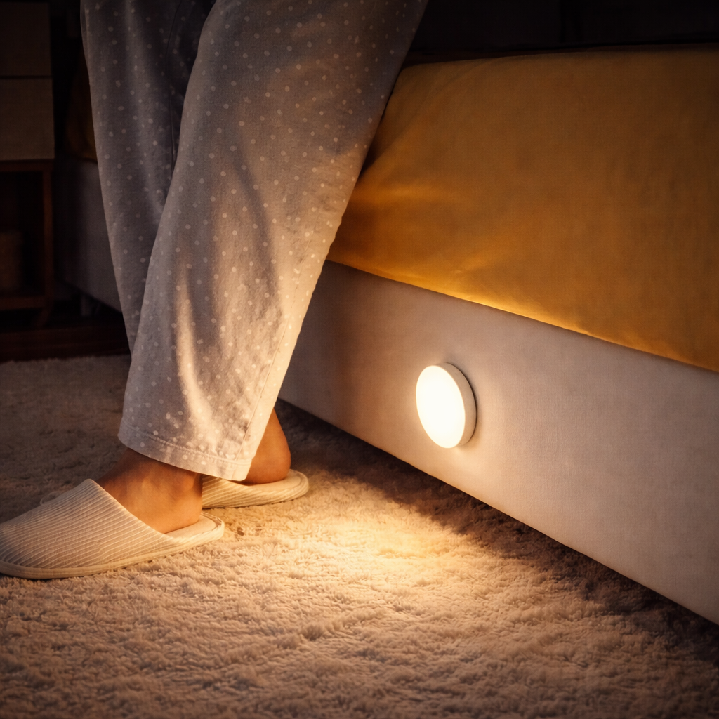 Minimalistisk Japandi Væglampe med Magnetisk Montering