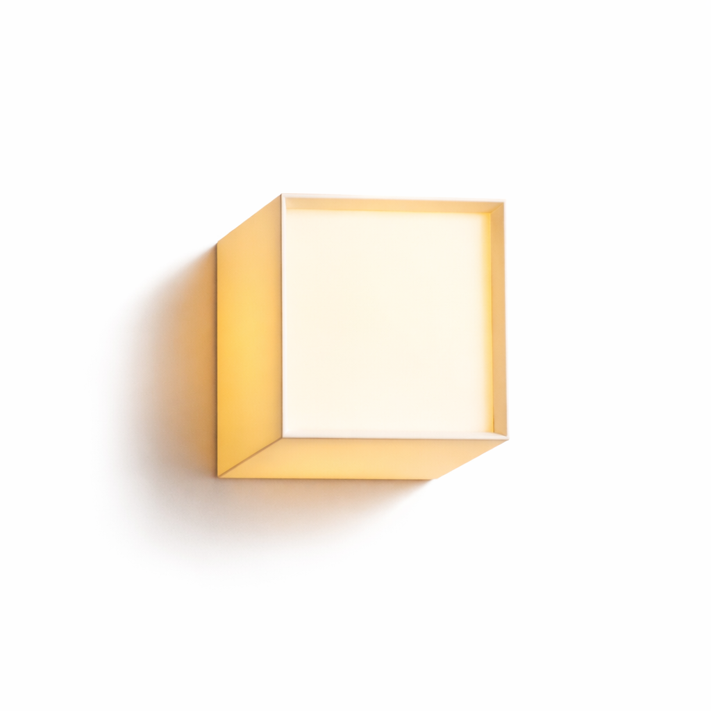 Japansk Væglampe med Minimalistisk Design og Stofskærm