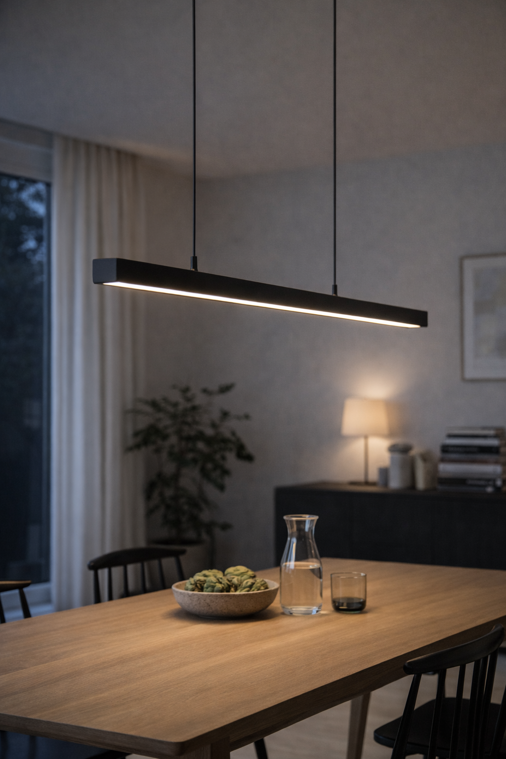 Pendellampe med Retlinet Design til Indendørs Brug