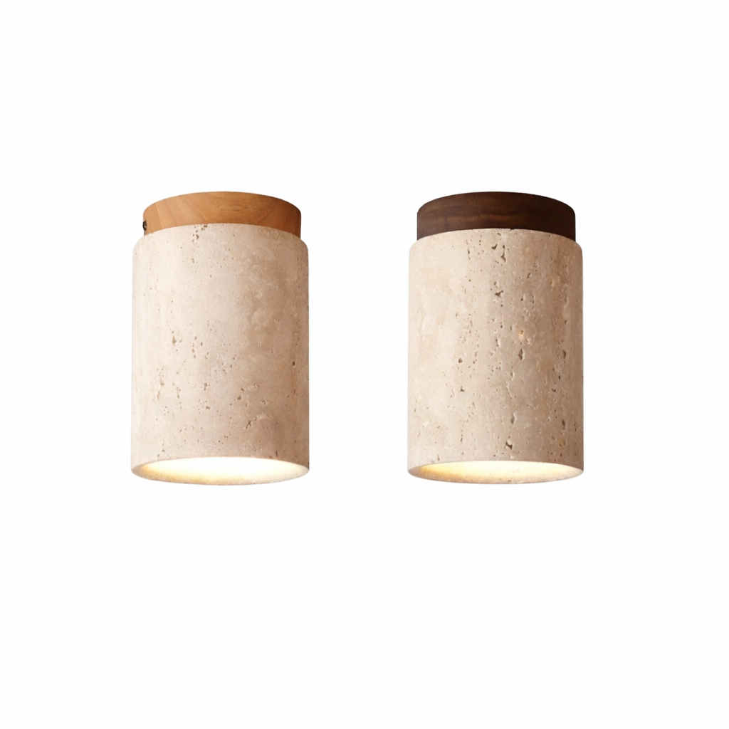 Arelia Plafondlampe – Wabi Sabi Loftlampe i Japandi Stil til Stue og Soveværelse